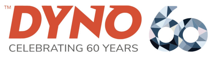 DYNO - Celebrating 60 years logo